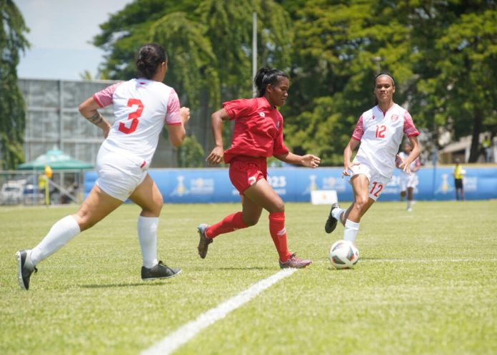 Ten-woman Tonga snatch draw in women’s football thriller