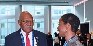 U.S Secretary of Commerce meets with Fiji PM Rabuka