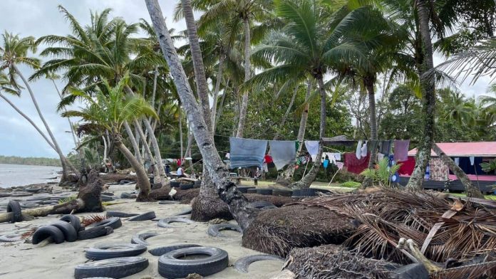 Thousands displaced in the Pacific annually