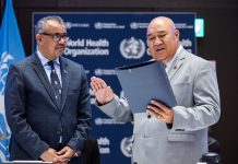 Dr Saia Ma’u Piukala appointed WHO Regional Director for the Western Pacific