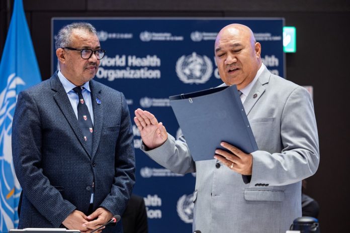 Dr Saia Ma’u Piukala appointed WHO Regional Director for the Western Pacific