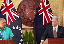 Winston Peters and Shane Reti make Cook Islands climate change announcement