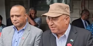 Former Fiji PM Baimarama and Suspended Police Commissioner Qiliho plead not guilty