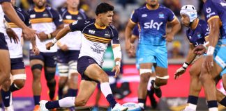 Brumbies run in nine tries in statement defeat of Moana Pasifika