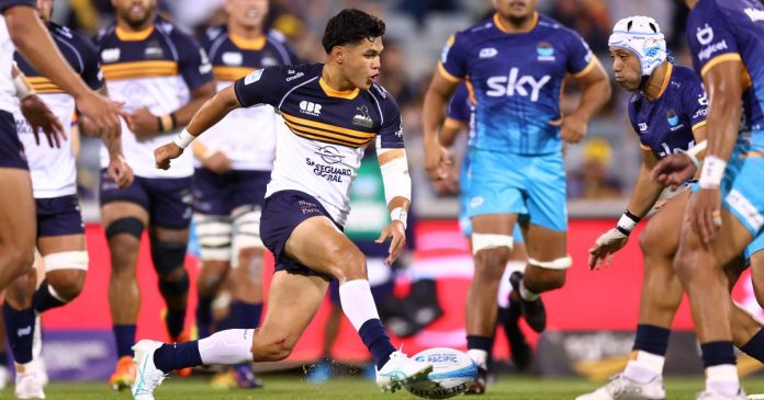 Brumbies run in nine tries in statement defeat of Moana Pasifika