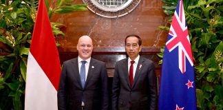 Indonesia President Jokowi, NZ PM discuss increased trade, Pacific Cooperation