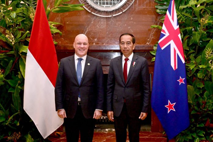 Indonesia President Jokowi, NZ PM discuss increased trade, Pacific Cooperation