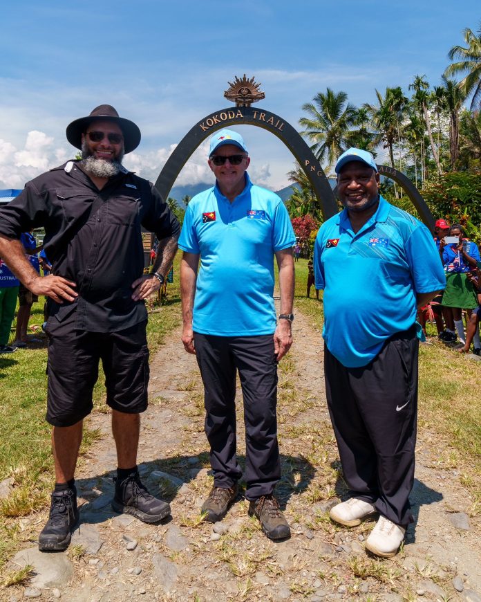 Australia and Papua New Guinea leaders trek toward WWII South Pacific battleground