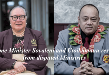Tonga PM announces minor reshuffle, resignations as ‘Utoikamanu moves to Communication
