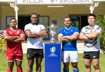 Eddie Jones in Samoa for the World Rugby Pacific Challenge 2024