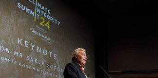 Sopoaga scolds Australia and fossil fuel industry