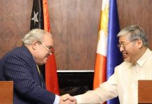 PNG Foreign Affairs Minister Justin Tkatchenko announce plan to grant visa-on-arrival for Filipinos