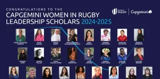 World Rugby and Capgemini announce the next cohort of 25 scholars to take part in the Capgemini Women in Rugby Leadership Programme