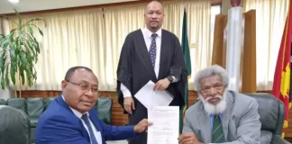 Error on notice of motion of No-Confidence against PM Marape: PNG Speaker of Parliament