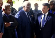 FLNKS bilateral meeting with French President Emmanuel Macron