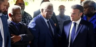 FLNKS bilateral meeting with French President Emmanuel Macron