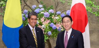 Japan-Palau strengthens bilateral relations and regional cooperation