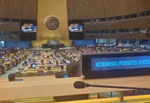 FSM elected Vice President of the UN General Assembly