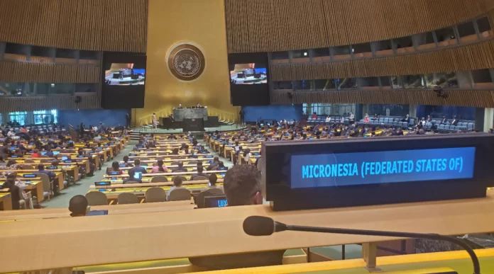 FSM elected Vice President of the UN General Assembly