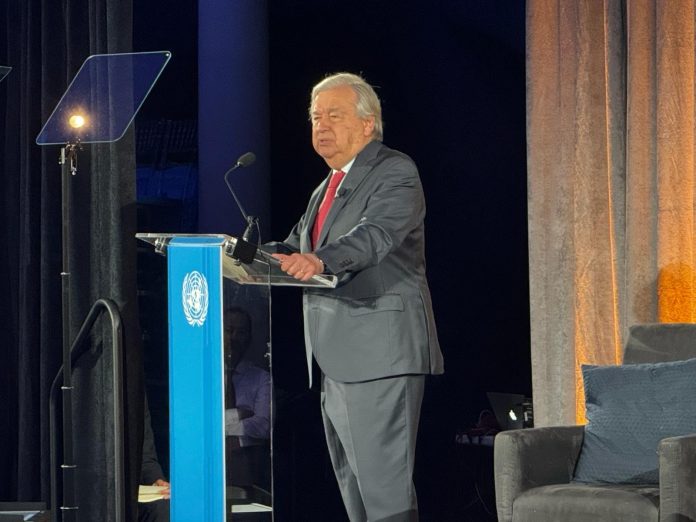 ‘Godfathers of climate chaos’: UN chief urges global fossil-fuel advertising ban