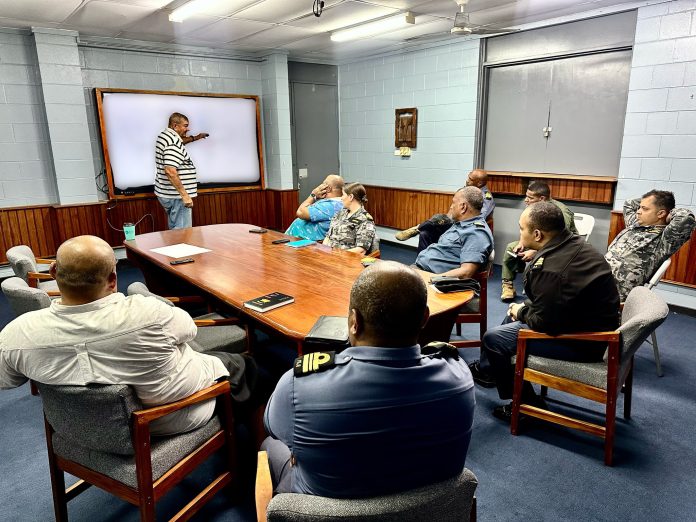 Fiji Navy nears completion of defueling in Fulaga grounding, prepares for recovery phase