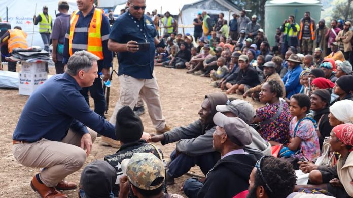 Australia boosting aid to Papua New Guinea for landslide recovery and security