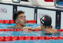 New national record for Fiji swimmer Young