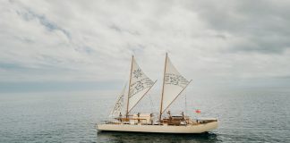 ‘Even in the teeth of a gale, she has time for a hula’: the sailor breaking barriers on the Pacific Ocean