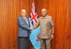 Fiji PM Rabuka meets with Tuvaluan PM Teo