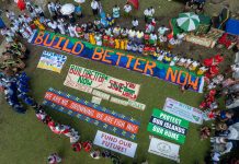 Sea levels are rising, so are we: Pacific youth take to the streets at Pacific Islands Forum