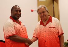 PNG PM Marape meets UN Secretary-General Antonio Guterres
