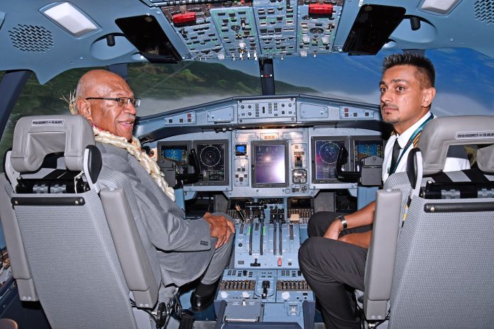 PM Rabuka hails new flight simulators as game-changer for Fiji Airways and the nation