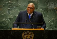 Fiji’s President condemns China’s ballistic missile test at UNGA