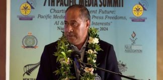 Niue’s Prime Minister launches SPREP 2024 Vision Pasifika Media Awards
