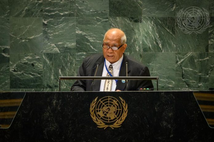 Kiribati calls for UN reform and collective action to face global crises