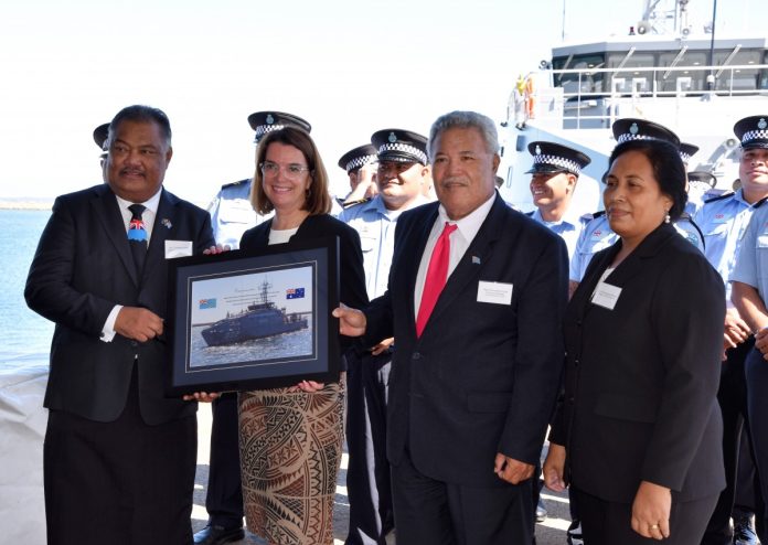 Australia hands over Guardian-Class Patrol boat to Tuvalu
