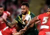 Kangaroos launch new era with tough win over Tonga