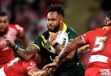 Kangaroos launch new era with tough win over Tonga
