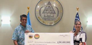 Palau receives US$80million in COFA grants