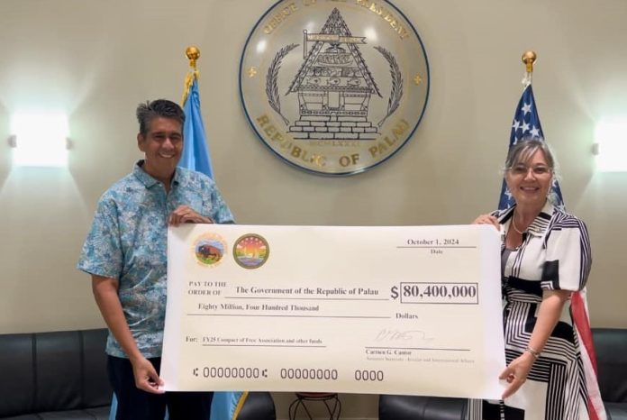 Palau receives US$80million in COFA grants