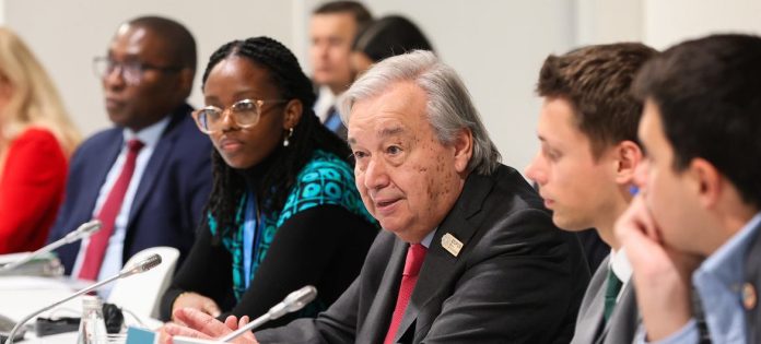COP29: ‘You have every right to be angry’ Guterres tells youth advocates frustrated over lack of climate action