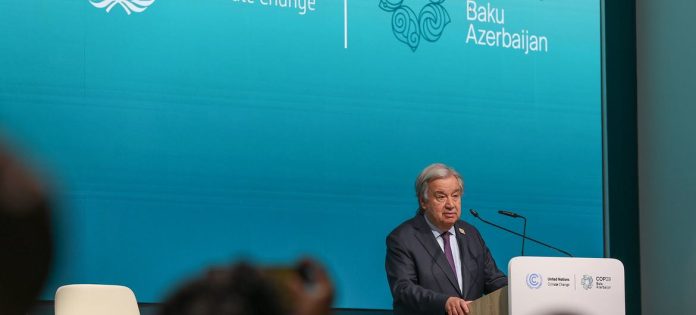 Failure on climate finance ‘not an option’, says UN SG Guterres