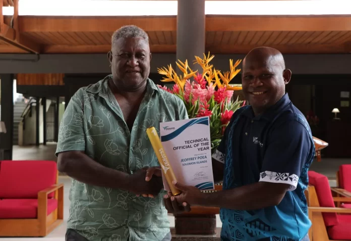 Jeffrey Poea wins Oceania top award