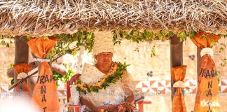Tui Nayau Ratu Tevita Uluilakeba Mara installed