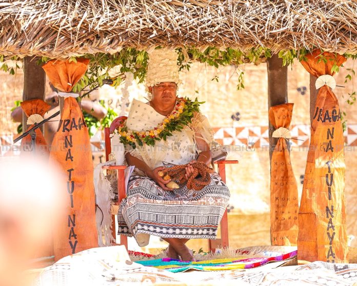 Tui Nayau Ratu Tevita Uluilakeba Mara installed