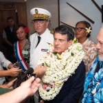 French Overseas Minister Manuel Valls begins first official visit to French Polynesia