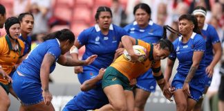 Women’s Rugby World Cup: Australia thrashes Samoa