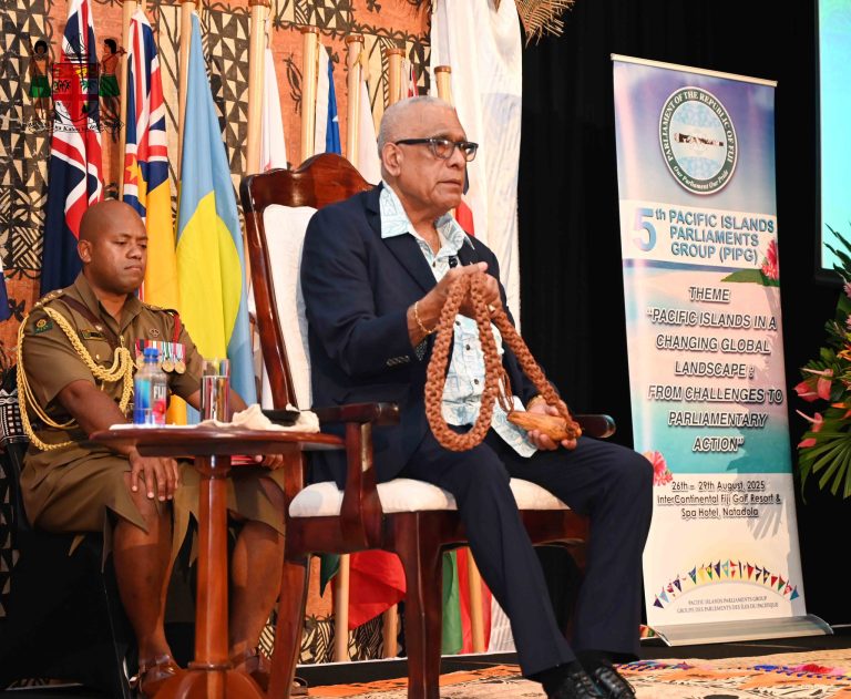 Fiji President calls for united and resolute Pacific voice on climate change