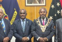 Solomon Islands PM Manele meets with PNG Governor-General