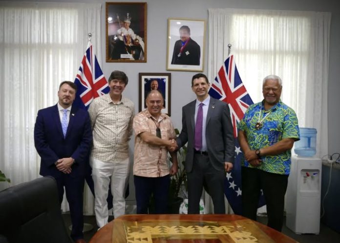 Cook Islands and U.S meeting during the 60th Constitutional celebrations